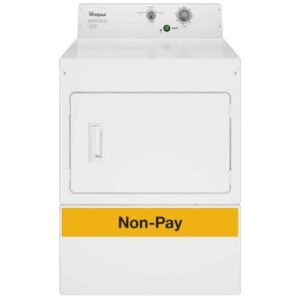 7.4 cu. ft. 120-Volt White Commercial Gas Super-Capacity Dryer