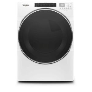 7.4 cu. ft. 120-Volt White Stackable Gas Vented Dryer with Steam and Intuitive Touch Controls, ENERGY STAR