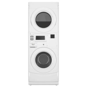 White Commercial Laundry Center with 3.1 cu. ft. Washer and 6.7 cu. ft. 240-Volt Electric Vented Dryer