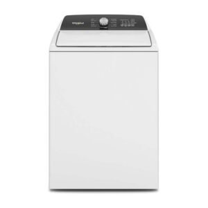 4.5 cu. ft. High Efficiency Top Load Agitator Washer in White with Built-in Faucet