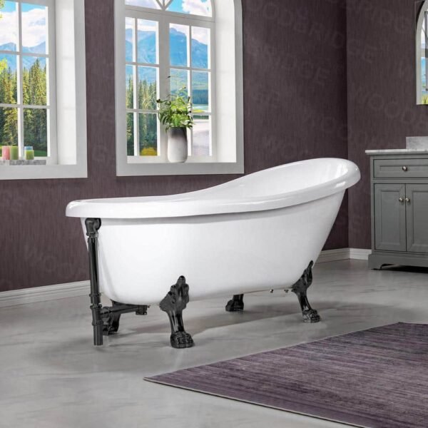 white-with-matte-black-trim-woodbridge-clawfoot-tubs-hbt7063-64_1000